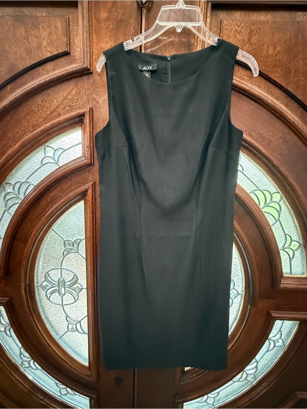 ALYX Black Sleeveless Mini Sheath Dress